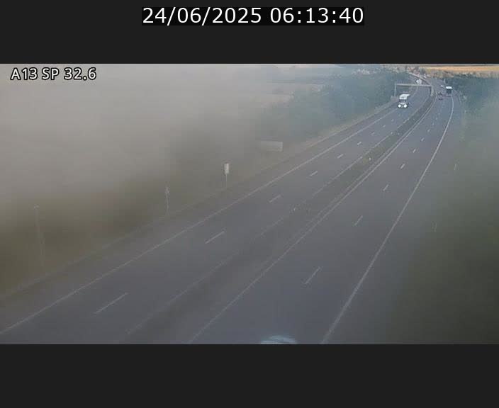 <h2>Webcam info trafic A13 à hauteur de Mondorf-les-bains. Vue orientée vers Altwies</h2>