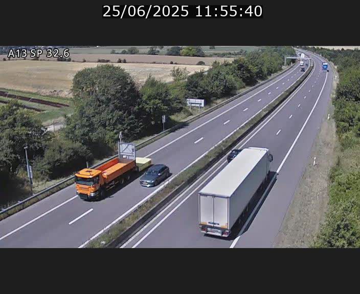 <h2>Webcam info trafic A13 à hauteur de Mondorf-les-bains. Vue orientée vers Altwies</h2>