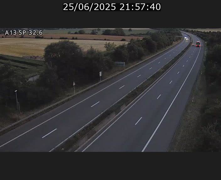 <h2>Webcam info trafic A13 à hauteur de Mondorf-les-bains. Vue orientée vers Altwies</h2>