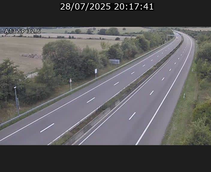 <h2>Webcam info trafic A13 à hauteur de Mondorf-les-bains. Vue orientée vers Altwies</h2>
