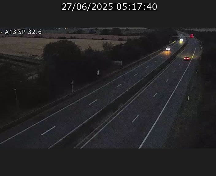 <h2>Webcam info trafic A13 à hauteur de Mondorf-les-bains. Vue orientée vers Altwies</h2>