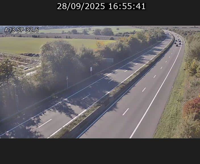 <h2>Webcam info trafic A13 à hauteur de Mondorf-les-bains. Vue orientée vers Altwies</h2>
