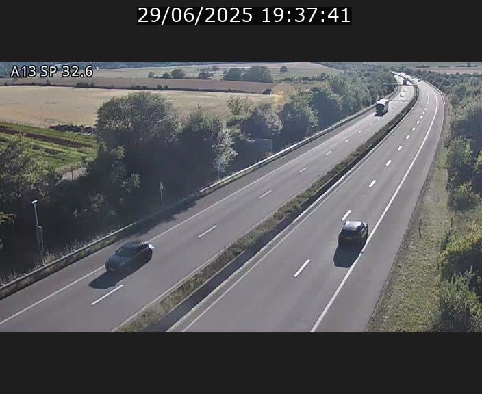 <h2>Webcam info trafic A13 à hauteur de Mondorf-les-bains. Vue orientée vers Altwies</h2>