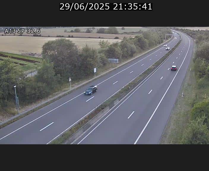 <h2>Webcam info trafic A13 à hauteur de Mondorf-les-bains. Vue orientée vers Altwies</h2>