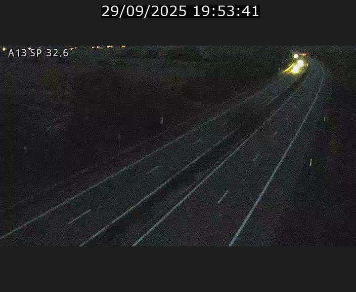 <h2>Webcam info trafic A13 à hauteur de Mondorf-les-bains. Vue orientée vers Altwies</h2>