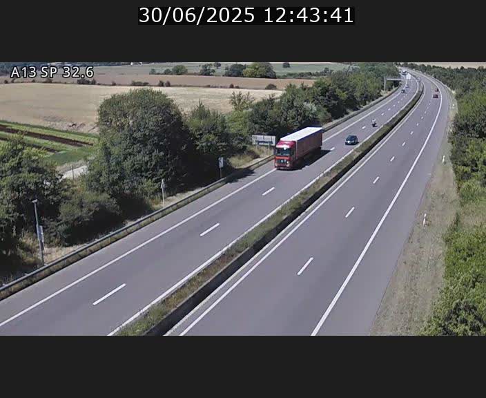 <h2>Webcam info trafic A13 à hauteur de Mondorf-les-bains. Vue orientée vers Altwies</h2>