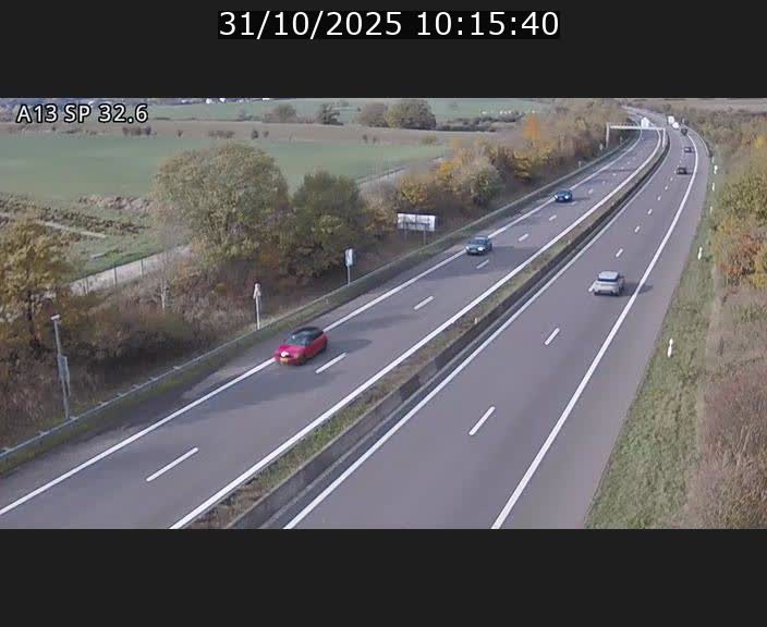 <h2>Webcam info trafic A13 à hauteur de Mondorf-les-bains. Vue orientée vers Altwies</h2>
