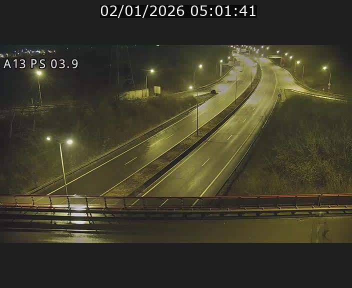 Traffic live webcam Luxembourg Differdange - A13 direction Esch-sur-Alzette - BK 3.9