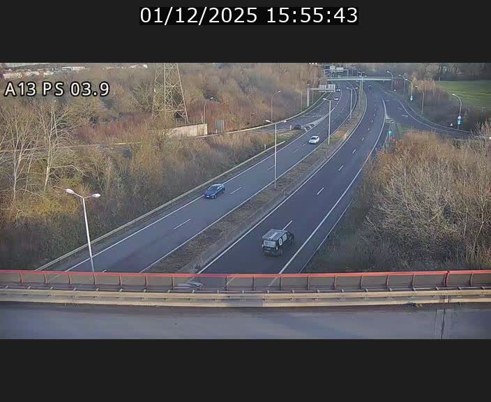 <h2>Traffic live webcam Luxembourg Differdange - A13 direction Esch-sur-Alzette - BK 3.9</h2>