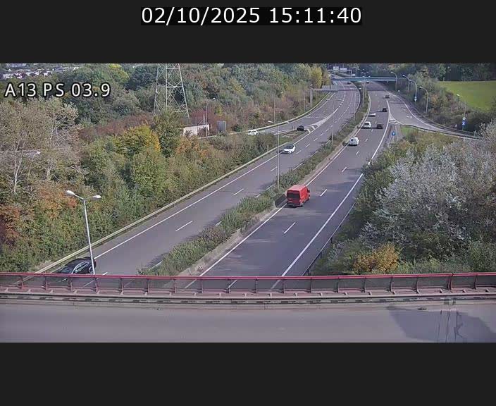 <h2>Traffic live webcam Luxembourg Differdange - A13 direction Esch-sur-Alzette - BK 3.9</h2>