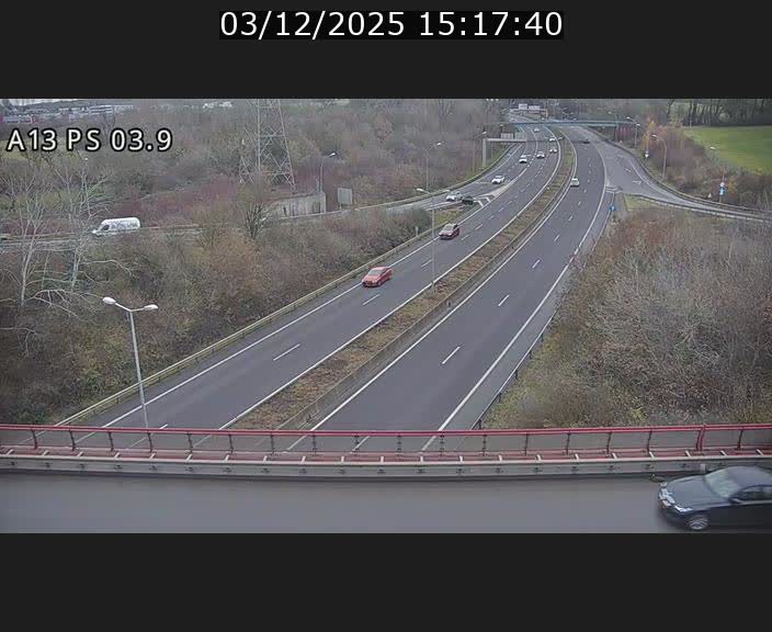 <h2>Traffic live webcam Luxembourg Differdange - A13 direction Esch-sur-Alzette - BK 3.9</h2>