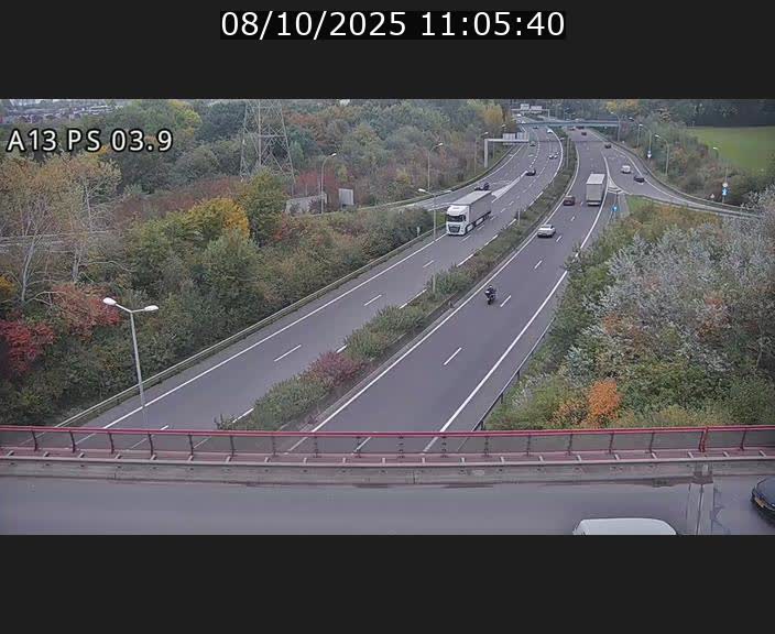 <h2>Traffic live webcam Luxembourg Differdange - A13 direction Esch-sur-Alzette - BK 3.9</h2>