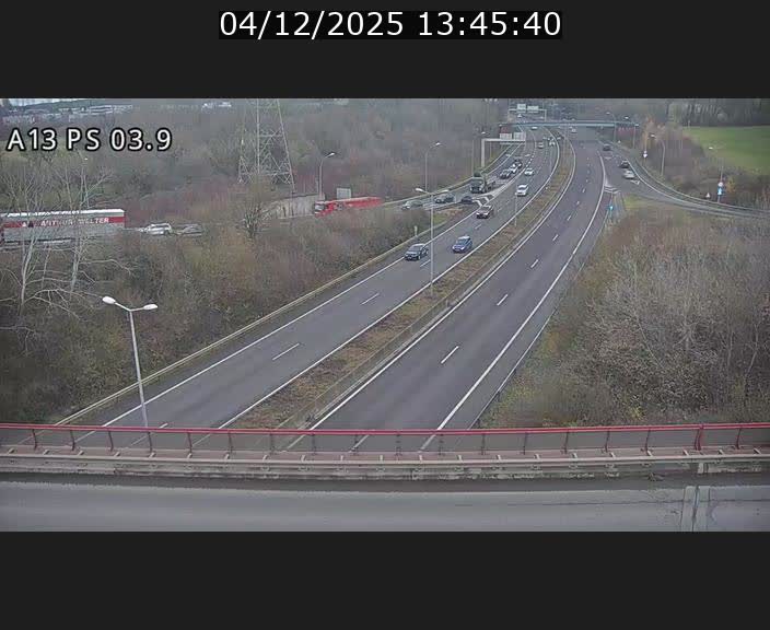 <h2>Traffic live webcam Luxembourg Differdange - A13 direction Esch-sur-Alzette - BK 3.9</h2>