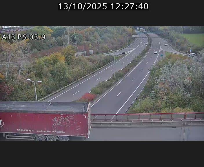 <h2>Traffic live webcam Luxembourg Differdange - A13 direction Esch-sur-Alzette - BK 3.9</h2>