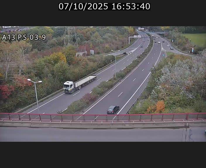 <h2>Traffic live webcam Luxembourg Differdange - A13 direction Esch-sur-Alzette - BK 3.9</h2>
