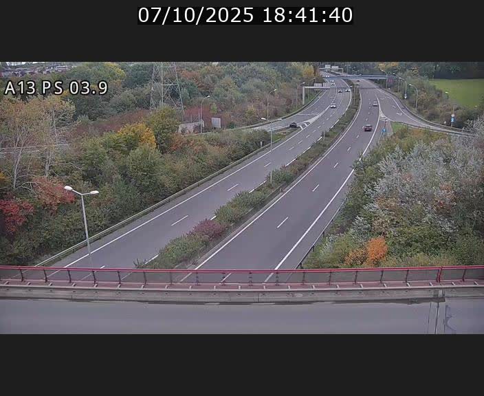 <h2>Traffic live webcam Luxembourg Differdange - A13 direction Esch-sur-Alzette - BK 3.9</h2>