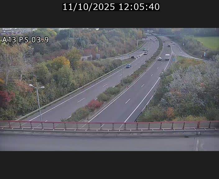 <h2>Traffic live webcam Luxembourg Differdange - A13 direction Esch-sur-Alzette - BK 3.9</h2>