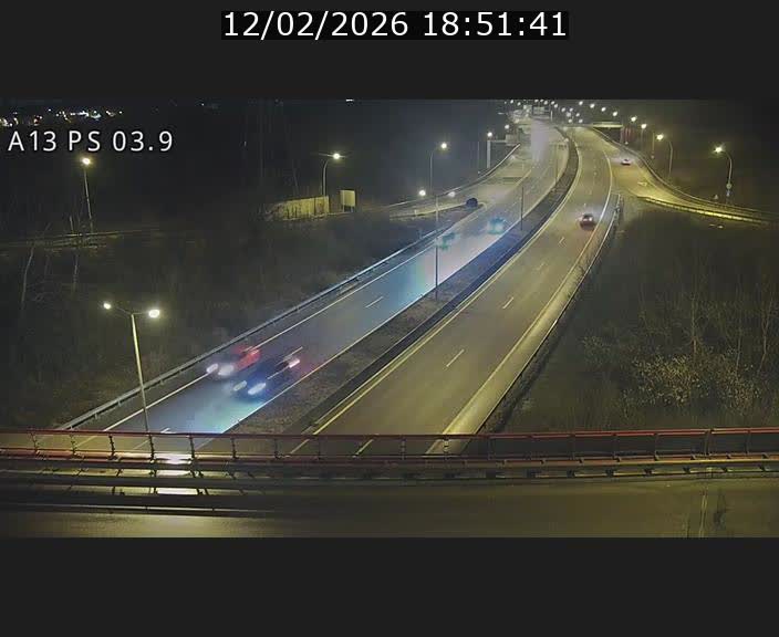 Traffic live webcam Luxembourg Differdange - A13 direction Esch-sur-Alzette - BK 3.9