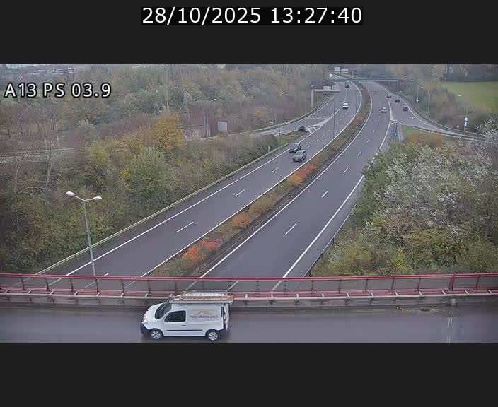<h2>Traffic live webcam Luxembourg Differdange - A13 direction Esch-sur-Alzette - BK 3.9</h2>
