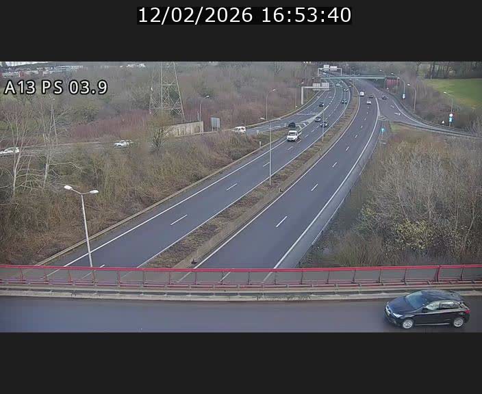 <h2>Traffic live webcam Luxembourg Differdange - A13 direction Esch-sur-Alzette - BK 3.9</h2>