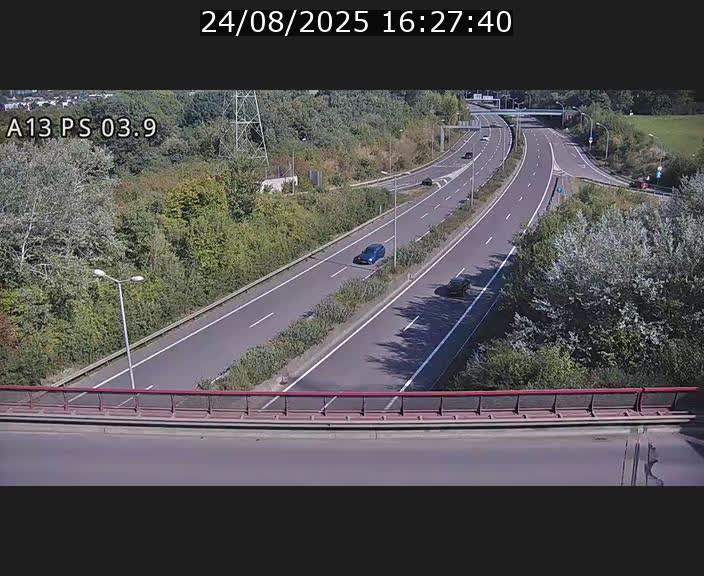 <h2>Traffic live webcam Luxembourg Differdange - A13 direction Esch-sur-Alzette - BK 3.9</h2>