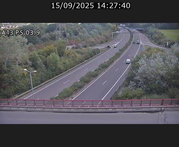<h2>Traffic live webcam Luxembourg Differdange - A13 direction Esch-sur-Alzette - BK 3.9</h2>