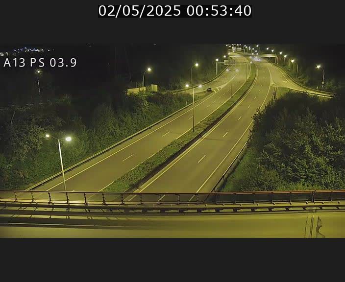 Traffic live webcam Luxembourg Ehlerange - A13 direction Esch-sur-Alzette - BK 6.8