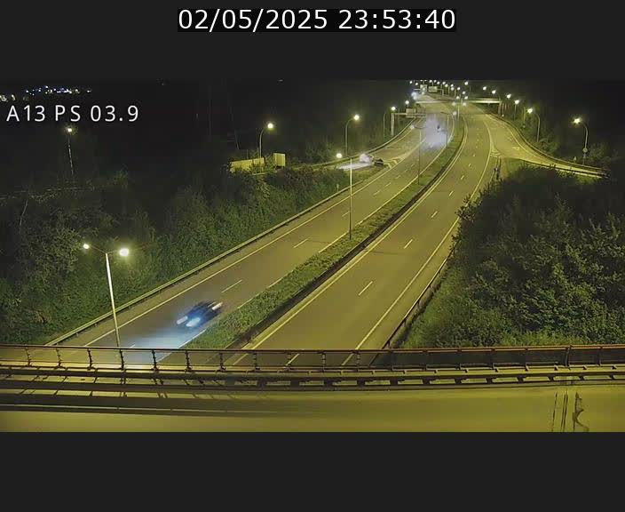 Traffic live webcam Luxembourg Differdange - A13 direction Esch-sur-Alzette - BK 3.9