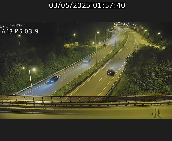 Traffic live webcam Luxembourg Ehlerange - A13 direction Esch-sur-Alzette - BK 6.8