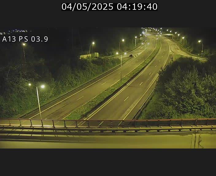 Traffic live webcam Luxembourg Ehlerange - A13 direction Esch-sur-Alzette - BK 6.8