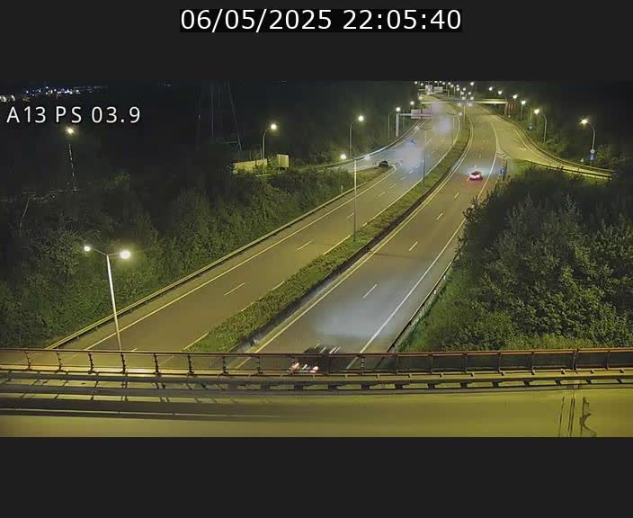 Traffic live webcam Luxembourg Ehlerange - A13 direction Esch-sur-Alzette - BK 6.8
