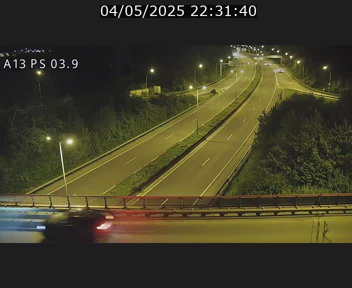 Traffic live webcam Luxembourg Ehlerange - A13 direction Esch-sur-Alzette - BK 6.8