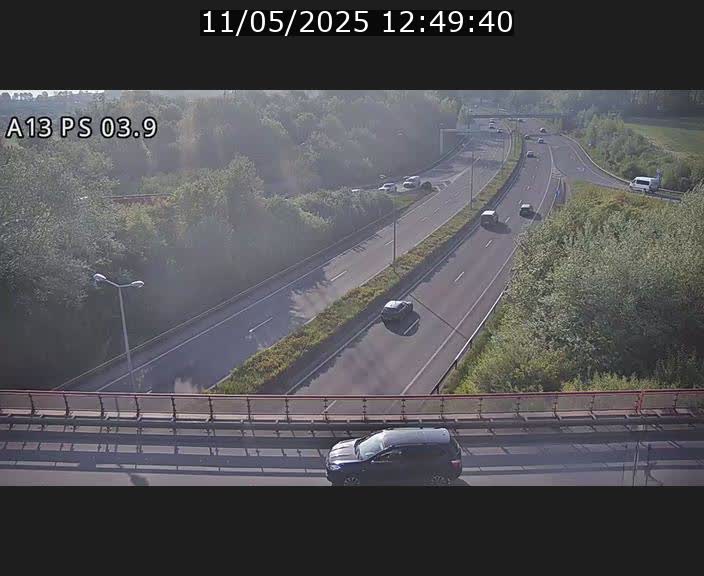 Traffic live webcam Luxembourg Ehlerange - A13 direction Esch-sur-Alzette - BK 6.8
