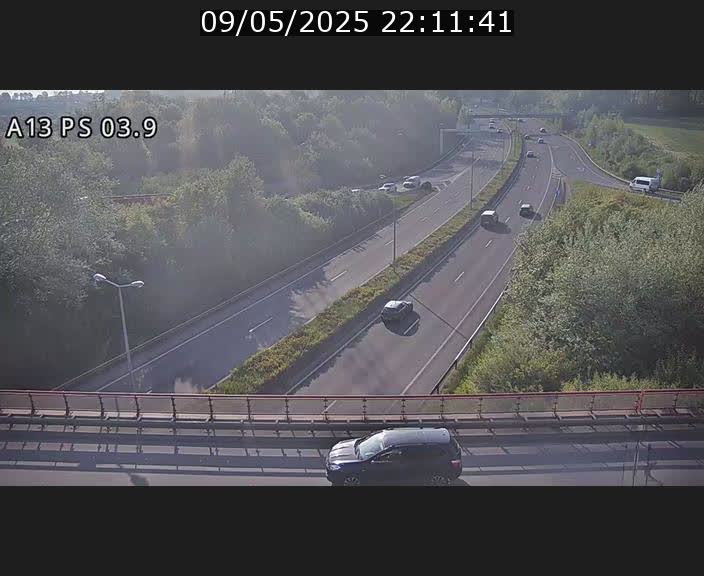 Traffic live webcam Luxembourg Ehlerange - A13 direction Esch-sur-Alzette - BK 6.8