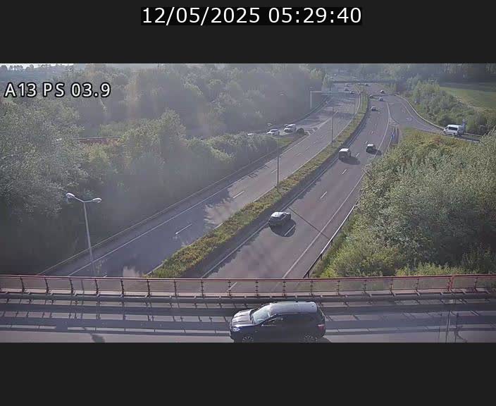 Traffic live webcam Luxembourg Ehlerange - A13 direction Esch-sur-Alzette - BK 6.8