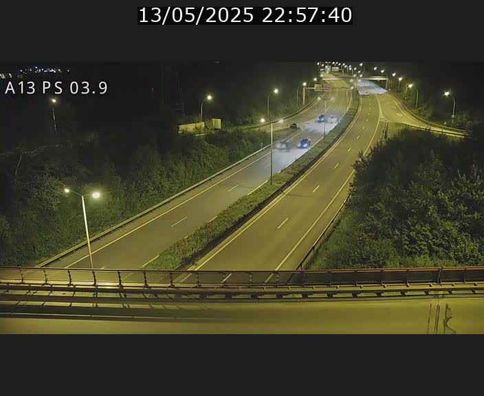 Traffic live webcam Luxembourg Ehlerange - A13 direction Esch-sur-Alzette - BK 6.8