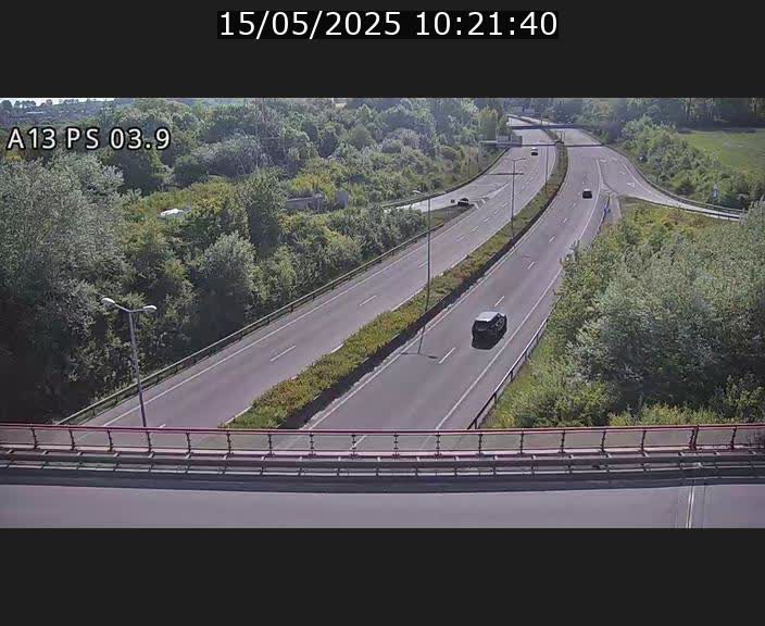 Traffic live webcam Luxembourg Ehlerange - A13 direction Esch-sur-Alzette - BK 6.8