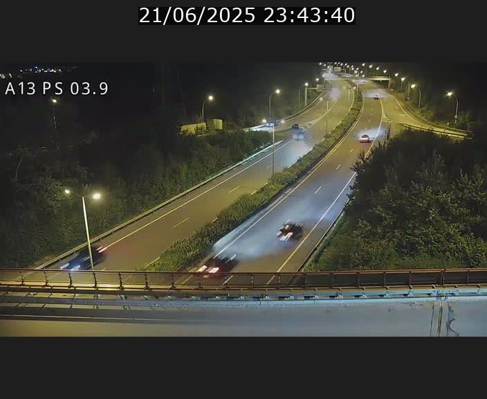 Traffic live webcam Luxembourg Ehlerange - A13 direction Esch-sur-Alzette - BK 6.8