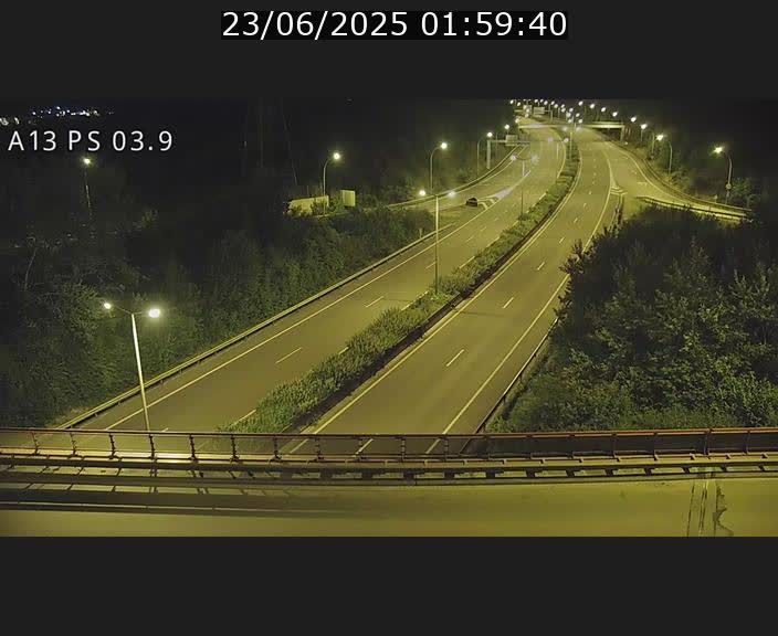 Traffic live webcam Luxembourg Ehlerange - A13 direction Esch-sur-Alzette - BK 6.8