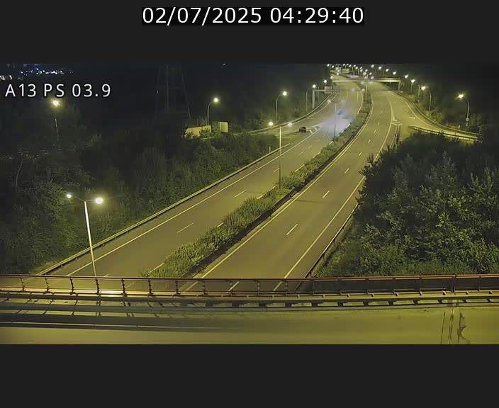 Traffic live webcam Luxembourg Ehlerange - A13 direction Esch-sur-Alzette - BK 6.8