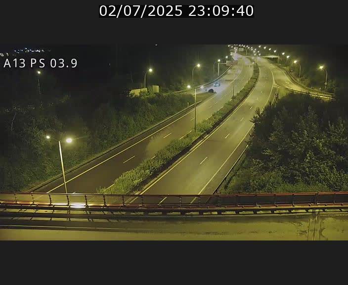 Traffic live webcam Luxembourg Ehlerange - A13 direction Esch-sur-Alzette - BK 6.8