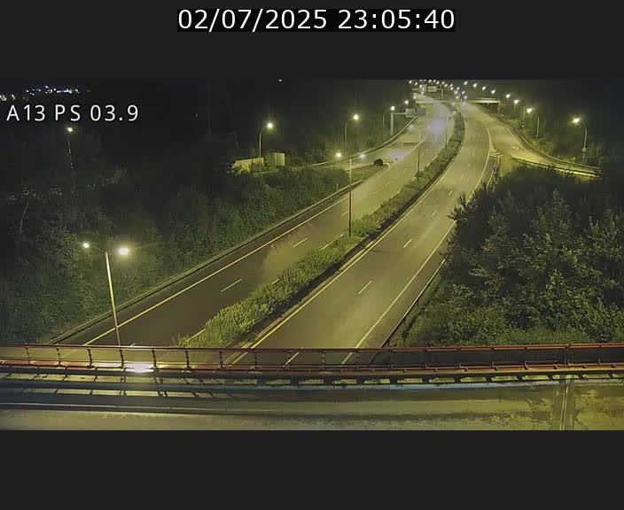 Traffic live webcam Luxembourg Differdange - A13 direction Esch-sur-Alzette - BK 3.9