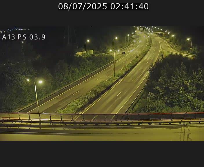 Traffic live webcam Luxembourg Differdange - A13 direction Esch-sur-Alzette - BK 3.9