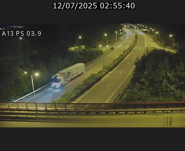 Traffic live webcam Luxembourg Differdange - A13 direction Esch-sur-Alzette - BK 3.9
