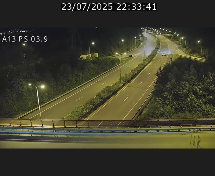 Traffic live webcam Luxembourg Ehlerange - A13 direction Esch-sur-Alzette - BK 6.8