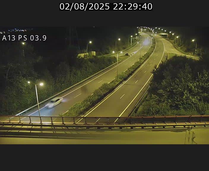Traffic live webcam Luxembourg Ehlerange - A13 direction Esch-sur-Alzette - BK 6.8