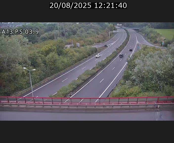 Traffic live webcam Luxembourg Differdange - A13 direction Esch-sur-Alzette - BK 3.9