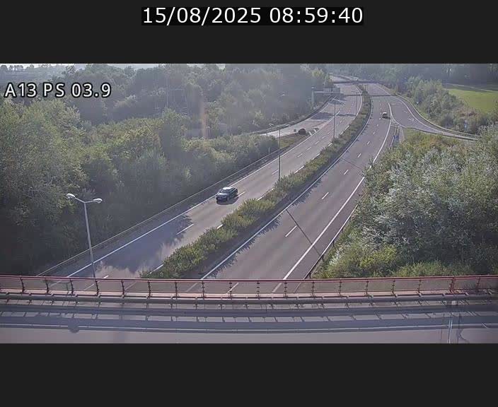 Traffic live webcam Luxembourg Differdange - A13 direction Esch-sur-Alzette - BK 3.9