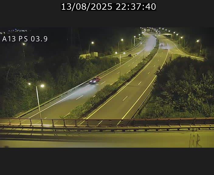 Traffic live webcam Luxembourg Differdange - A13 direction Esch-sur-Alzette - BK 3.9