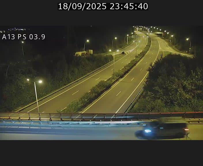 Traffic live webcam Luxembourg Ehlerange - A13 direction Esch-sur-Alzette - BK 6.8